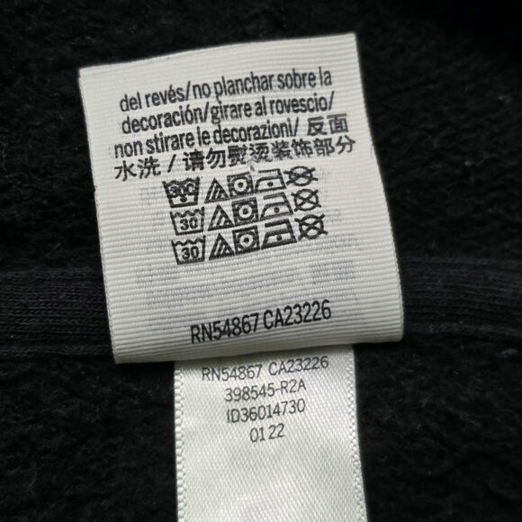 Victoria’s Secret PINK Everyday Fleece Zip-Up Hoodie Black Women’s L - Picture 4 of 6